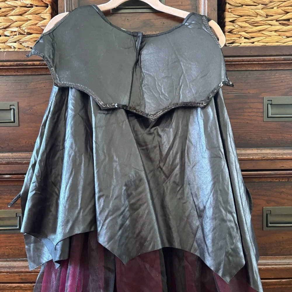 Enchanting Black and Purple witch Kids Costume in size M